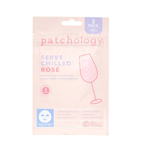 Serve Chilled: Rosé Sheet Mask - 2 Pack
