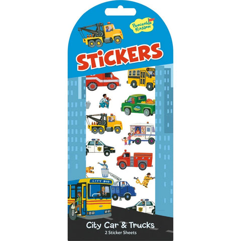Stickers: City Car & Truck - Ages 3+