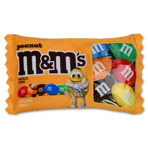 IS: Peanut M&M's Packaging Plush Pillow - Ages 4+