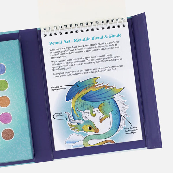 TT: Pencil Art Metallic Blend and Shade - Ages 8+