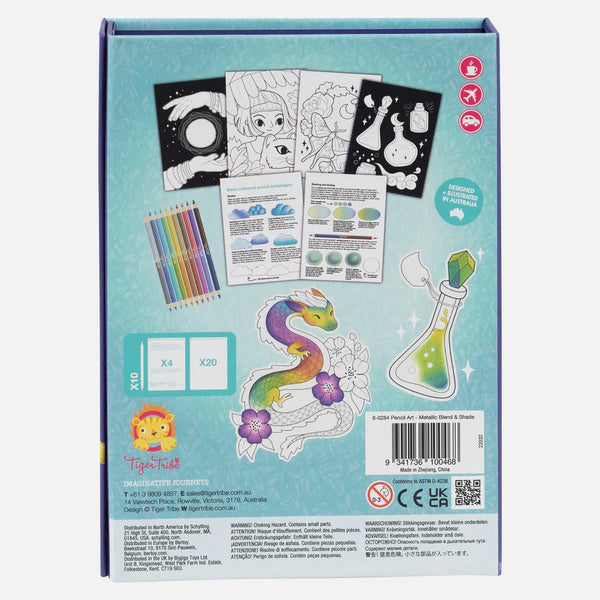 TT: Pencil Art Metallic Blend and Shade - Ages 8+