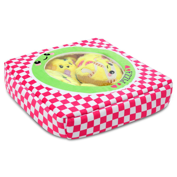 IS: Pizza Pie Packaging Fleece Plush Pillow - Ages 4+