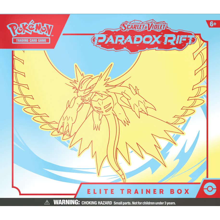 Scarlet & Violet: Paradox Rift Elite Trainer Box: Roaring Moon - Ages 6+