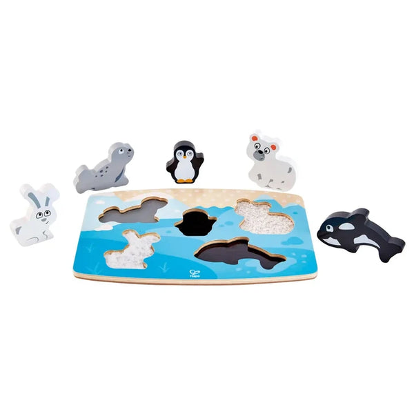 Hape - Polar Animal Tactile Puzzle