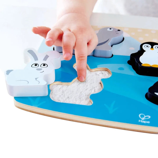 Hape - Polar Animal Tactile Puzzle
