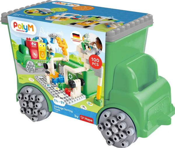 PolyM: Garbage Sorting Truck - Ages 18mths+
