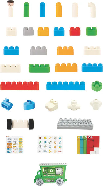 PolyM: Garbage Sorting Truck - Ages 18mths+