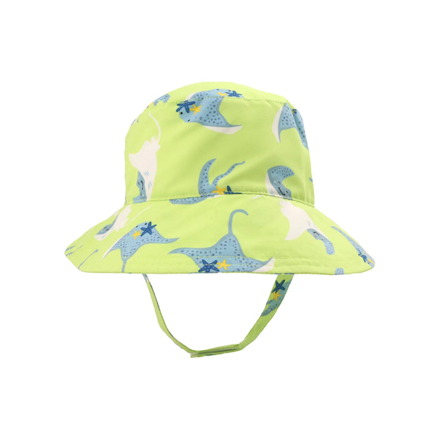 Zoocchini Kids Bucket Sun Hat with Strap UPF50+ - Multiple Styles