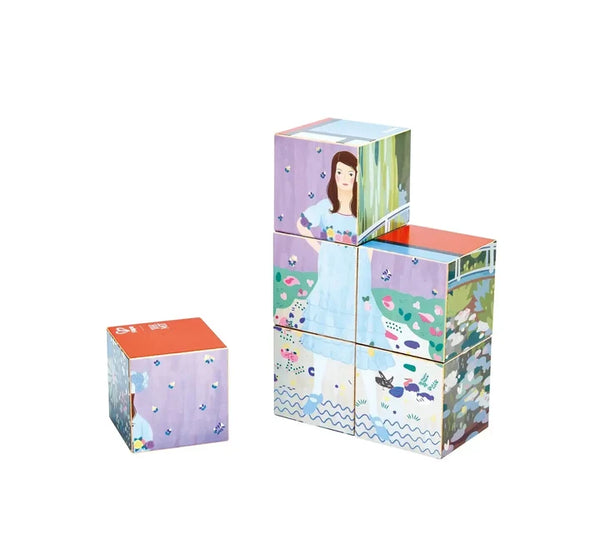 Hape x The Met Puzzle Cubes