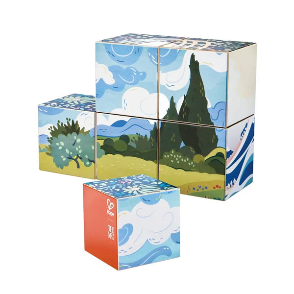 Hape x The Met Puzzle Cubes