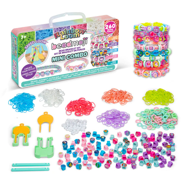 Rainbow Loom: Beadmoji Mini Combo Bead Bracelet Kit - Ages 7+