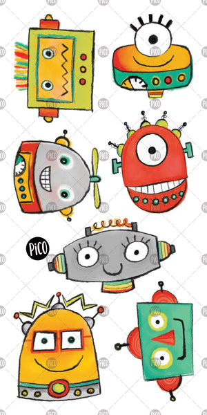 Tattoos: the Funny Robots - Ages 3+