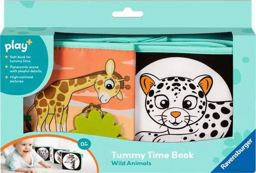 Play+: Tummy Time Book Wild Animals - Age 0+