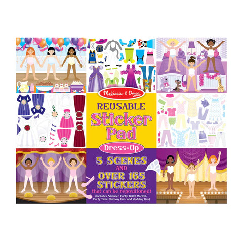 MD: Reusable Sticker Pad Dress-up - Ages 3+