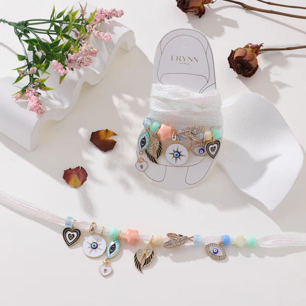 Erynn and Lovelika Paris Shoelace and Charm Set