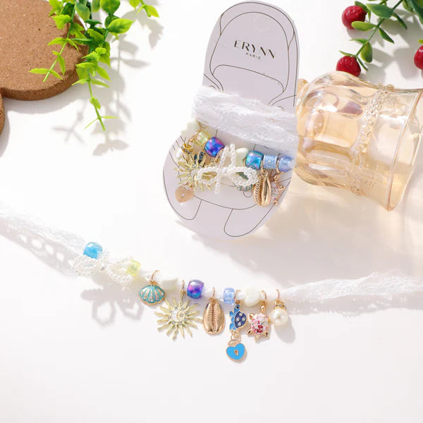 Erynn and Lovelika Paris Shoelace and Charm Set