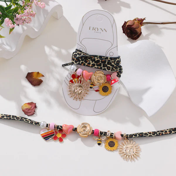 Erynn and Lovelika Paris Shoelace and Charm Set