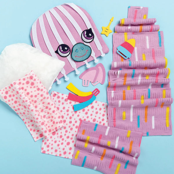 Bright Stripes: Magic Scrunch Pillow- Unicorn - Ages 8+