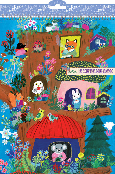 eeBoo: Sketchbook Yumi's Mushroom House - Ages 3+