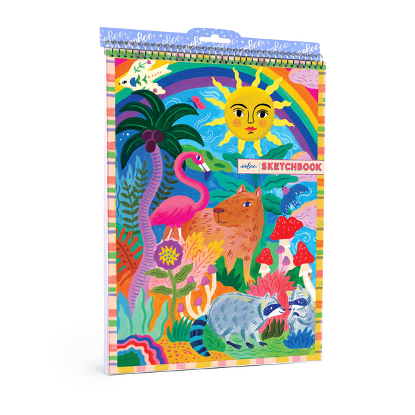 eeBoo: Sketchbook Capybara & Sun - Ages 3+