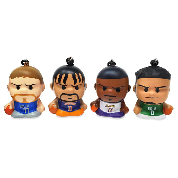 NBA Squeezy Mates Slo Rise Foam Bag Clip Series 5 - Surprise Collectible Fidget Toy