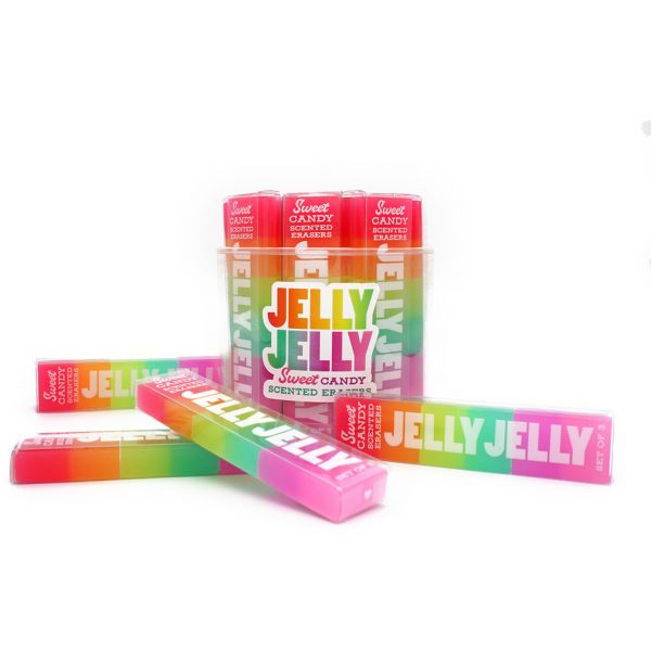 Eraser Set: Jelly Jelly Candy Scented - Ages 6+