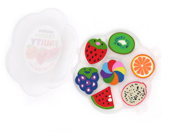 Fresh & Fruity Eraser Set - Ages 6+