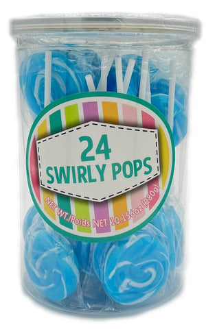 Swirly Pop Lollipop: Blue -  Ages 3+