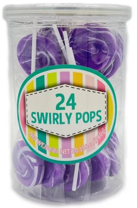 Swirly Pop Lollipop: Purple -  Ages 3+