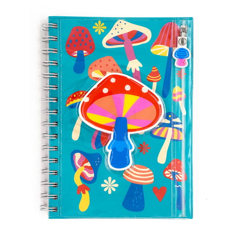 Snifty: Mushrooms Pencil Pouch Journal - Ages 6+