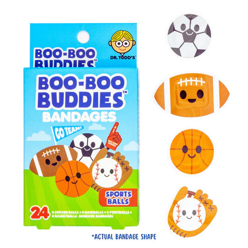 Boo-Boo Buddies Bandages - Sports Balls - Ages 3+