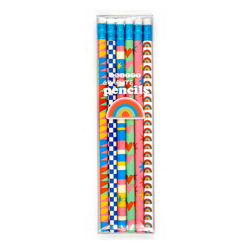 Snifty: Geo Love Boxed Pencil Set - Ages 6+