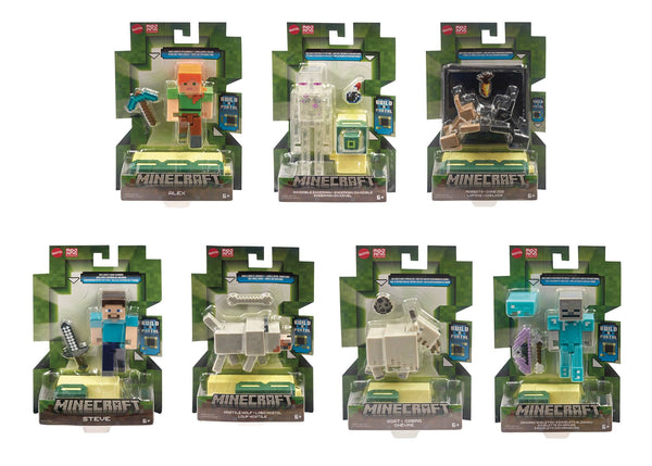 Minecraft 3.25" Figures Assorted - Ages 6+