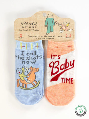 Blue Q: Call Shots / Baby Time Baby Socks