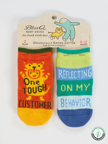 Blue Q: Baby Socks Customer / Behaviour - Size 0-12mths