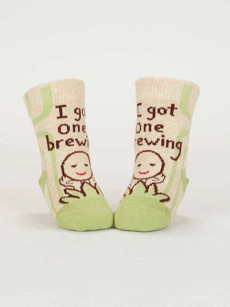 Blue Q: Baby Socks Camera / Brewing - Size 0-12mths