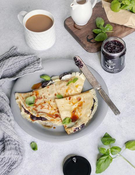 SaltSpring Kitchen Ltd: Blueberry & Basil Spread 250ml