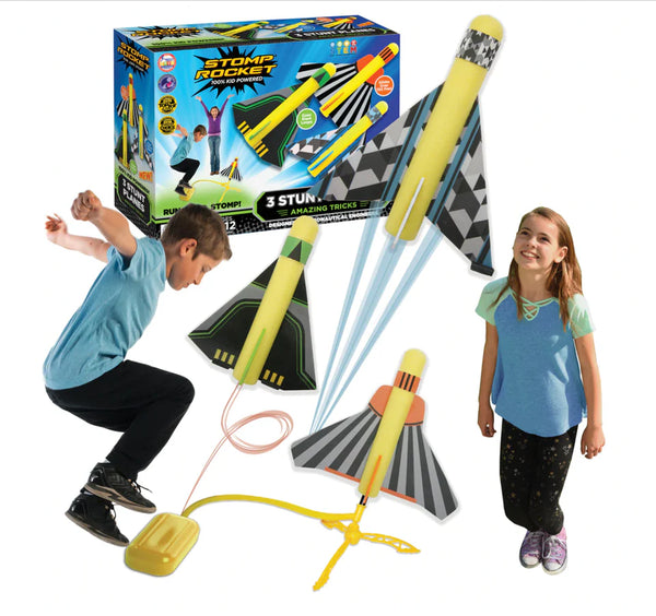 Stomp Rocket: 3 Stunt Planes - Ages 5+