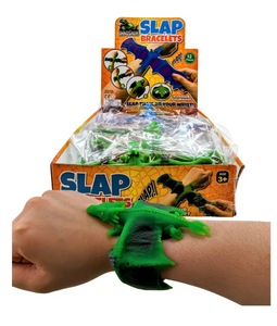 Plastic sales slap bracelets