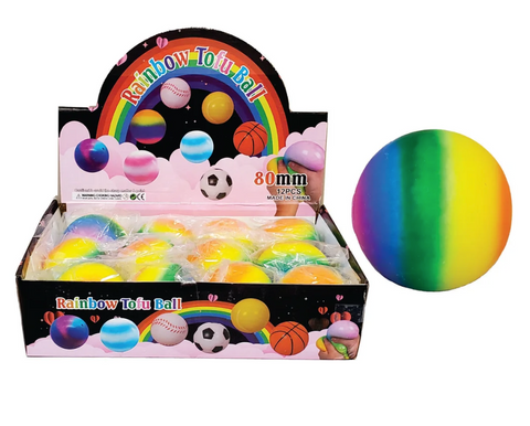 Rainbow Squeeze Ball - Ages 3+