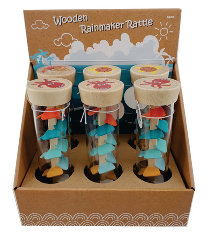 Wooden Rainmaker Rattle - Ages 2+