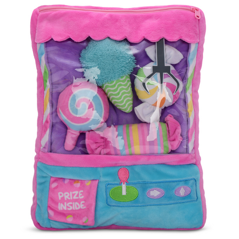 Sweet Surprise Claw Machine Plush Pillow - Ages 4+