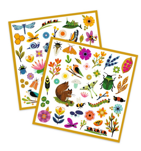 Djeco: Stickers - Garden  - Ages 4+