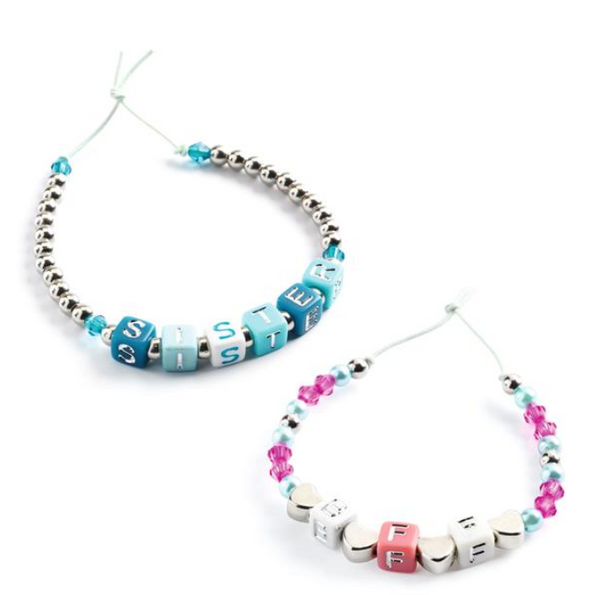 Alphabet beads / Silver - Ages 6+