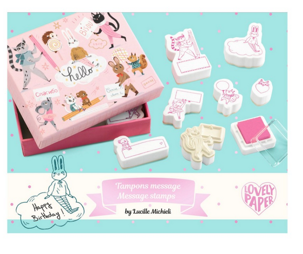 Djeco: Stamp Set / Lucille - Ages 6+