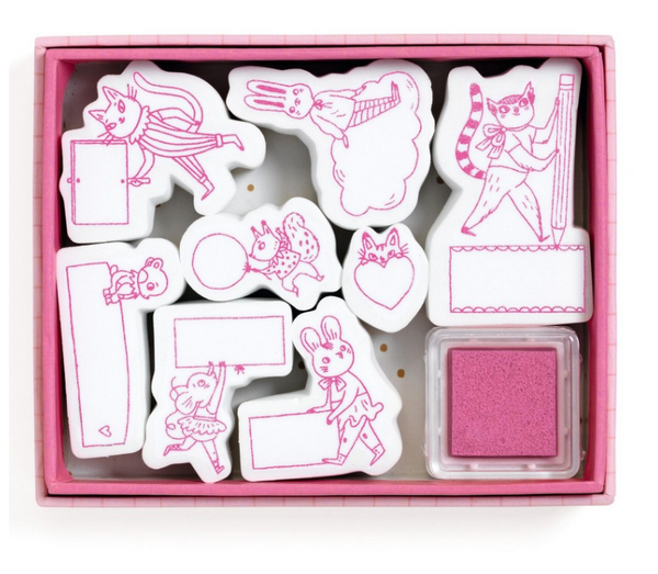 Djeco: Stamp Set / Lucille - Ages 6+