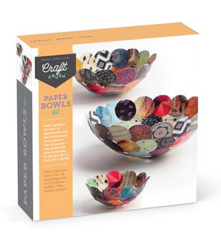 Craft Crush: Paper Bowls Kit - Ages 13+