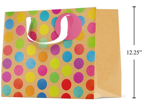 Jumbo Gift Bag: Paper T - Horizon Dots Matte