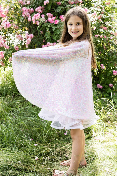 GP: Sequins Twirl Cape Pink - Size 4-6