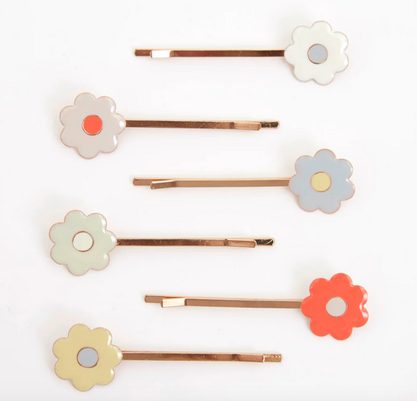 MM: Daisy Enamel Hair Slides - Ages 8+